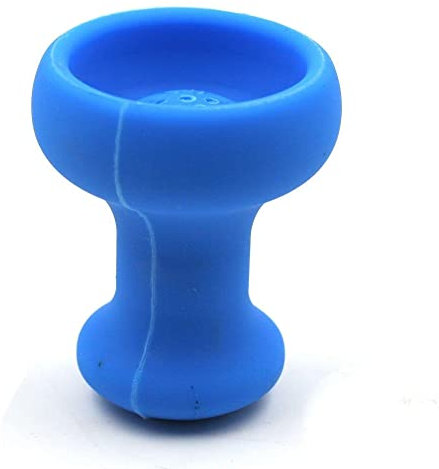 Foyer pour narguilé en silicone bleu