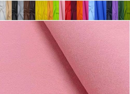 FABRICS-CITY ROSA FILZ STOFF 1MM-90CM DEKO BASTELN BEKLEIDUNG STOFFE, 4497