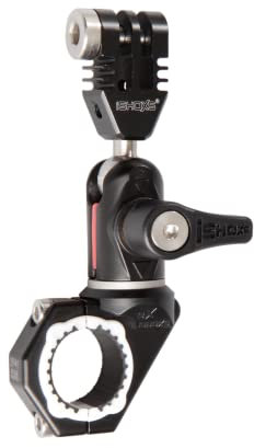 iSHOXS BullBar Prox 23 | Action Cam Mount 360° Schwenkmodul | für GoPro und kompatible Action- und Sportkameras | Rollbarerhalter Aluminium (19-23 mm)