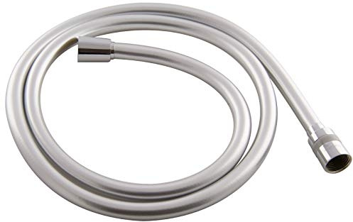 PaulGurkes Brauseschlauch Drehkonus 150cm Duschschlauch silber Kunststoff 1,5m chromeline silver