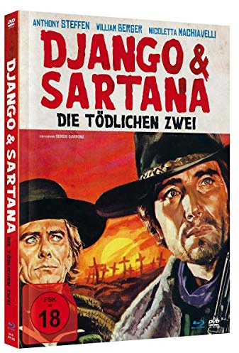 Django & Sartana - Die tödlichen Zwei - Uncut Limited Mediabook - in HD neu abgetastet (+ DVD) [Blu-ray]