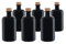 casavetro Bottigliette Vetro con Tappo Sughero - 500 ml - Bottiglia Vuota in Vetro per Vino, Liquore, Acqua, Succo di Frutta, Conserve, Latte, Olio, Birra, Vino, Estratti, Amari (6 x 500 ml)