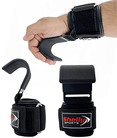 Shelly - Coppia di ganci per sollevamento pesi, per sollevamento pesi