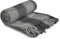 Emma Barclay Frisco – Couverture Traditionnelle à Carreaux en Coton recyclé pour Fauteuil, canapé et canapé Gris Anthracite – 127 x 152 cm