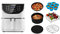 COSORI Friteuse sans Huile à Air Chaude 5,5L, Air Fryer avec 11 Programmes & Accessoires de Friteuse sans Huile 5,5 Litre, Plateau à Pizza/Corbeille à Pain/Support en Métal/Moule à Cake