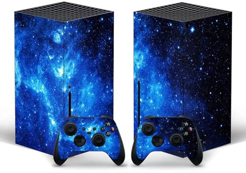 BUCEN Housse Protection Vinyle Console pour Xbox Series X Skins Wrap Sticker avec Deux Autocollants Contrôleur sans Fil Gratuits(63547) Autocollant