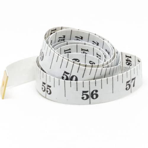 RubiGO Body Tape Measure Dual Sided Measuring Tape For Body Measurements Fabric Tape Measure Sewing Tailors Sewing Tape Measure 60''/150cm (1pk or 2pk) (1)