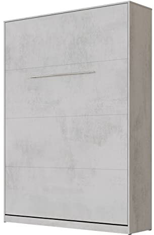 SMARTBett Schrankbett Standard 90x200 120x200 140x200 160x200 Bettschrank Wandbett Beton 140 Vertikal