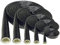 1m Silikon-Titan Hitzeschutzschlauch ID-Ø 25mm schwarz | VIELE LÄNGEN & GRÖSSEN 8-80mm | Schutzschlauch Silikonschlauch Kabelschlauch Isolierschlauch Schlauch Fiberglas Kälteschutzschlauch|Premium
