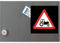 D5 Geocache Versteck Geocaching Warnhinweis Schild Magnetisch Vorsicht Traktor