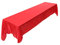 Mantel Rectángulo 3 Metros 145X320Cm, Poliéster Resistente A Las Manchas, Para Banquete Boda Fiesta Decoración (Rojo)