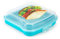 CABLEPELADO Guarda Sandwiches de plastico, Fiambrera de plástico para Sandwiches, Tupper Estuche p20 cm, Plástico, Color aleatorio