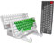 BBTISG Acryl-Tastatur-Display-Ständer, mehrere Ebenen, Tastaturhalter, geneigter Tastaturständer für Computerspiele und Tippen (2 Ebenen)