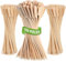 10 Inch Bamboo Paddle Skewers [100 Pieces] - Ideal for Grill, Kabobs, Kebabs BBQ - Flat Stick Flag Handle, Wooden Roasting Sticks, Bamboo Skewers, Kabobs sticks