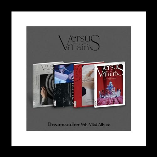Dreamcatcher Villains 9th Mini Album Standard E Version CD+44p PhotoBook+2p PostCard+2p PhotoCard+Tracking Sealed DC DREAM CATCHER