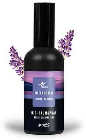 Air Creative® - „Tiefer Schlaf“ Kissenspray – Natürlich Einschlafen mit BIO-Lavendel – Entspannendes Raumspray für Ruhe & erholsame Nächte – 100 ml