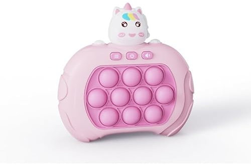 Console di gioco elettronica pop it, Gioco antistress, Console di gioco puzzle per bambini, Coniglietto giocattolo a bolle, gioco puzzle, Console di gioco puzzle per bambini e bambine