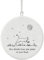 East of India Porcelain Cat Hanger, Heartwarming Keepsake Gift, True friends leave paw prints on your heart, White, Hanging Ornament