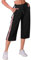 iClosam Jogginghose Damen 3/4 Lang Trainingshose High Waist mit Taschen Freizeithose Sporthose Sweathose für Frauen Trainingsanzug Hose mit Kordelzug S-XXL