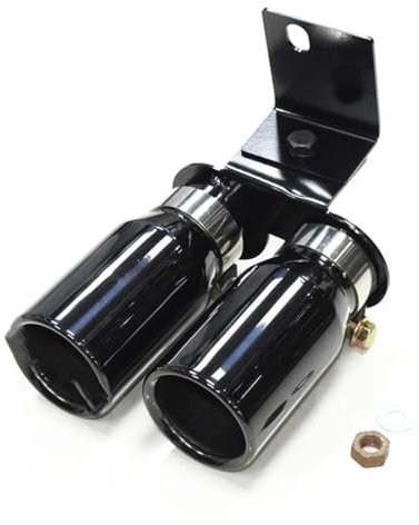 DBCFL Endstuck Auspuff für BMW F30 F31 320i 330i 328i 2017 2018, Auspuffblenden Edelstahl Auto Endstück Endschalldämpfer Spitze Endrohrblende,B Black 70mm
