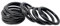 EPDM O-Ring 5mm ID, 10mm AD, 2.5mm Breite, Schwarze O-Ringe, Metrische Dichtung Packung mit 20