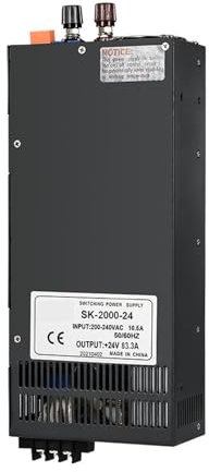 Fuente de alimentación conmutada ajustable de 2000 W, 0-12 V, 15 V, 24 V, 36 V, 48 V, 60 V, 72 V, 110 V, 220 V, 300 V, 400 V, fuente de alimentación de CC regulada conmutada para laboratorio, prueba d