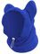 Folpus Hundehaube Wintermütze Ohrenschützer Kostüm Haustier Winterhaube Hüte Hundeohren Abdeckung für mittelgroße bis große Hunde Haustiere Welpen Camping, Dark Blue S