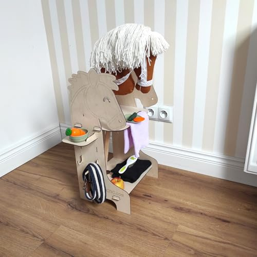 Hobby Horse Stall, Holzstall, Pferde Stall, Hobby Horse Ständer