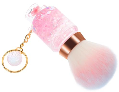 WOFASHPURET Pinceau à Blush Professionnel Forme De Réservoir Avec Chaîne Brosse à Portable Pour Maquillage Et Pinceau Cosmétique Pour Joues Design Élégant Et Pratique