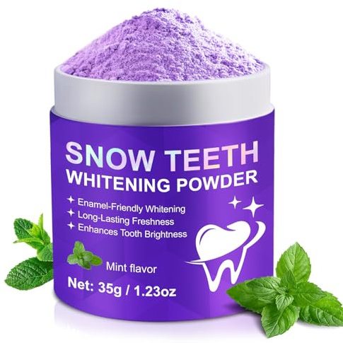 Polvo dental blanqueador 35 g – Limpieza profunda y blanqueamiento dental con PAP +/hidroxiapatita, polvo blanqueador de dientes – blanqueamiento sin peróxido para dientes sensibles, elimina las