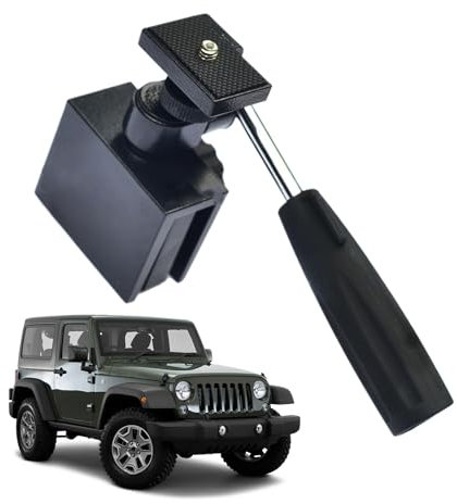 Generisch Car Window Mount - Car Window Camera Mount | Adjustable Car Window Bracket | Cameras Spotting Scope Window Mount Camera Accessories | 1/4 Inch Telescope Mounting Clip Metal Adapter