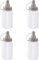 4 Pcs Mini Plastic Sauce Seasoning Box with Lid,Portable PP Kitchen Jam Condiment Squeeze Bottle Jar Easy Clean Spices Storage Container Outdoor Barbecue Kitchen Accessories