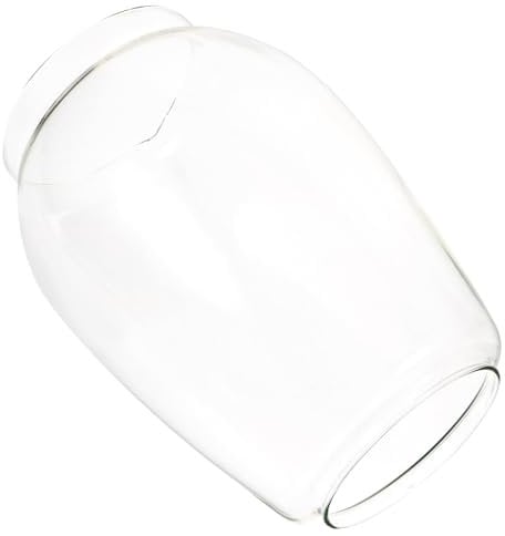 Uonlytech Öllampenzylinder Glas Lampenschirm Verdickt Winddicht Klarglas Ersatz Für Retro Petroleumlampe Camping Und Dekoration