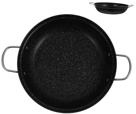 Gatuida Double Handle Stainless Steel Cooking Pot with Medical Stone Coating Resistant Large Capacity Hot Pot Pan for Household Cooking and Broth Preparation