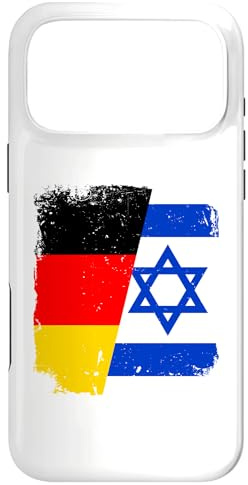Hülle für iPhone 17 Pro Max Deutschland und Israel Flagge der Freundschaft und Liebe