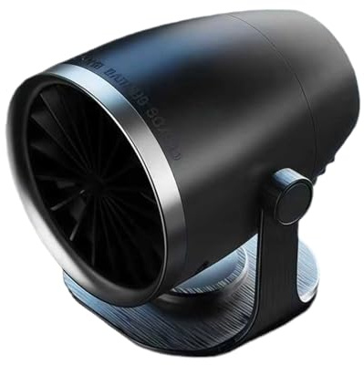 Chauffage d'appoint - Chauffage Rotatif 360 Degrés,Petit Ventilateur Chauffant pour Pare-Brise À Brancher | pour Berline Pick-Up Scooter SUV Camping-Car Camping Hiver Voyages Routiers