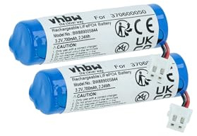 vhbw 2X Akku Ersatz für Carrera 370600050 für Racing Car (700mAh, 3,2V, LiFePO4, 50 x 16 x 14 mm, JST ZH)