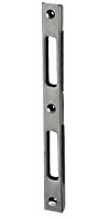 Schließblech 3/PSR einfräsbar für Falle/Riegel, 210 x 20 x 10 mm, 1 Stück | Zubehör Beschläge Einstemmschlösser