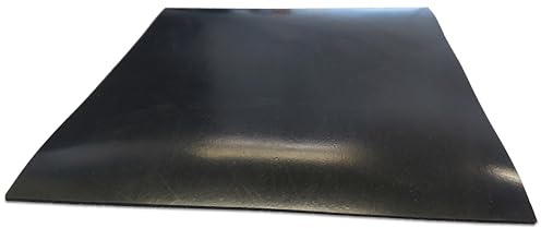 Solid Black Rubber Sheeting/Sheet x 1mm Thick - Water & Gasket Making Seals, Spacers, Washers (300mm x 300mm)