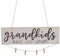 Garneck Notiz-Clips, Holz zum Aufhängen, Grandkids Make Life Grand Wall Board DIY Listing Note Clips Crafts Kleine Board Foto Clips Aufnahme Nachricht Clips Memo Ordner Notizen Klammern