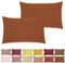 P'tit Basile - Kissenbezug 40x60 cm - 2er Pack Baby Kopkissenbezüge Für Babywiege - Rostfarben Rot - 100% Bio-Baumwolle 57 Fäden/cm² ohne schädliche Substanz - Für Kinder Bett 60x120 70x140 cm