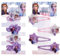YUESEN Haarspange Haarring Eiskönigin 8PCS , Kinderschmuck Haarschmuck Eiskönigin Frozen Schmuckset für Kinder Exquisite Cartoon Schleife für Geburtstag Geschenk