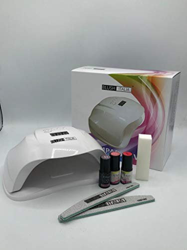 KIT SEMIPERMANENTE 3 IN 1, 54W LAMPADA LED, 3 SMALTI ALLURO, 2 LIME 100/180, 1 BUFFER