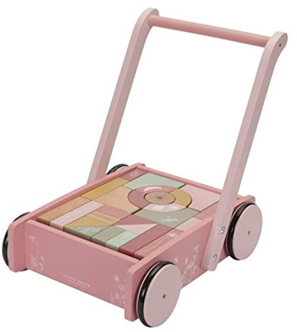 Little Dutch Laufwagen mit Bauklötzen (rosa) (rosa)