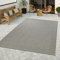 TT Home Flachgewebter In- & Outdoor Teppich Natürlicher Look Sisal Optik Grau Modern, Größe:120x170 cm