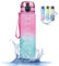 RaMokey Gourde Sport,1000ml Bouteille Tritan Plastique sans BPA, d'eau Sport Anti-Fuite Ecologique Gourde pour Enfant, École, Velo, Fitness, Gym, Randonnée, Travail, Voyage