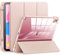 INFILAND Hülle für iPad (A16) 11./10. Generation (2025/2022), Stoßfeste Smart Case Cover mit transparenter Rückseite Schutzhülle mit Auto Schlaf/Wach Funktion, Roségold