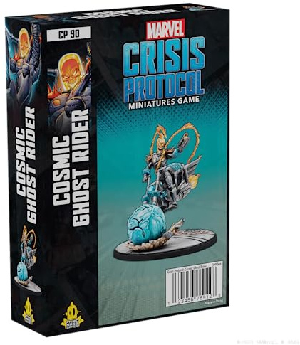 Atomic Mass Games Marvel: Crisis Protocol Cosmic Ghost Rider Character Pack - Embrace The Power Cosmic! Tabletop Superheldenspiel, ab 14 Jahren, 2 Spieler, 90 Minuten Spielzeit, hergestellt
