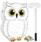 Aoriher Eulen Pinata mit Stab Augenbinde Konfetti 3D Weiße Schneeeulen Pinatas Set für Wald Zauberer Tier Eule Spiel Geburtstagsfeier Dekoration Zubehör