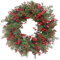Ioensy Corona de Navidad/Corona de Navidad/Guirnalda Navideña/Decoración Corona de Puerta Delantera para Balcón, Diámetro 35cm